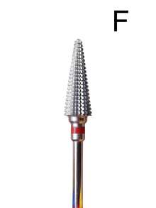 1 pieza o 5 piezas Brocas de taladro de uñas de carburo de tungsteno extendidas con estuche de almacenamiento, vástago de 3/32 pulgadas, brocas de taladro de uñas profesionales, adecuadas para pulir uñas, eliminación rápida de gel en espacios de uñas, ideal para salones de belleza, reuniones con amigos y técnicos de uñas profesionales - Multicolor - Ver 12