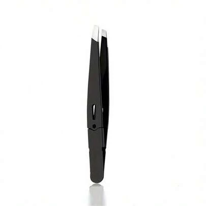 High Precision Eyebrow Tweezers, Stainless Steel Eyebrow Trimming Tweezers, Suitable For Fine Hair & Beard, Ultra-Thin Flat Head Trimming Tool, Suitable For Home And Salon Use