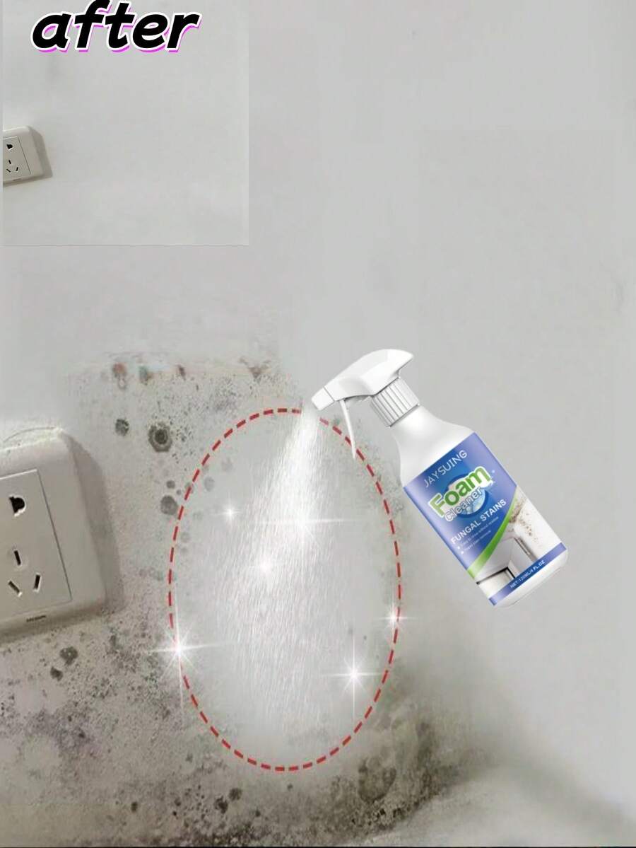 JAYSUING Wall Mold Remover, Home Mold Remover - Household Wall, Tile Grout Mold Stain Cleaner Spray, Suitable For Cleaning Interior Walls, Bathroom Joints, Tile Joints And Other Wall Surfaces