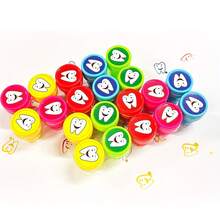 1/5/10/20/30 piezas Juego de sellos divertidos con dientes, sellos de recompensa, sellos creativos, sellos de incentivo para el aula, regalos para maestros - Multicolor - Ver 13