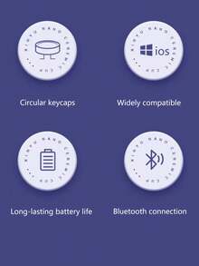 AKKHOO Teclados - Morado - Ver 5