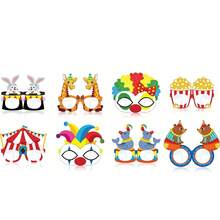 8 món đồ trang trí tiệc xiếc gồm kính chú hề, đạo cụ chụp ảnh lễ hội, đồ dùng sinh nhật và tiệc mừng em bé. - Nhiều màu - Xem 10