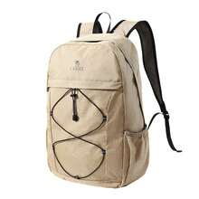CAMEL CROWN Foldable Large Capacity Travel Backpack, Short Trip & Gym Storage Bag - Khaki - View 4