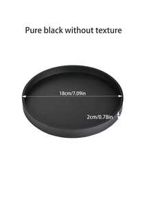 Thickened Silicone Vanity Organizer Tray For Bathroom Accessories, Kitchen Countertop, Living Room Decor, Multipurpose Shatter-Resistant Round Tray Decor For Candle Perfume Soap Plant - Multicolor - View 21