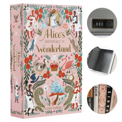 Realistic Book Safe With Password Lock, Metal Safe Box For Home And Office, High Security And Large Storage Space, Suitable As Birthday Gift For Friends, Cash Box, Mini Home Safe