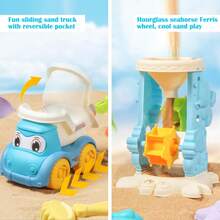 Summer Beach Sand Toy Set For Kids (20Pcs) - Sandcastle Building Kit With Bucket/Shovel/Beach Car, Indoor Outdoor Sandpit Digging Play Tools, Random Colors&Styles| Birthday , ThanksGiving,Summer Day,Back-To-School,Holiday, Children's Day Gift - Multicolor - View 7
