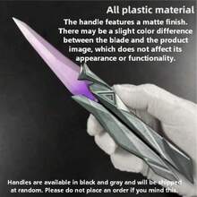 New Ap-Ex Legends Game Peripherals Heirloom Collection Vol.2 Kunai Folding Plastic Model Toy, Non-Harmful Prop For Various Holiday GiftsThe Handle Features A Matte Finish. There May Be A Slight Color Difference Between The Blade And The Product Image, Which Does Not Affect Its Appearance Or Functionality. Handles Are Available In Black And Gray And Will Be Shipped At Random. Please Do Not Place An Order If You Mind This. - Multicolor - View 12