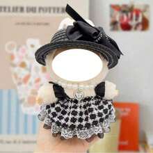 [Clothes Only] New Hot-Selling 17CM Doll Outfit - Interchangeable Sunhat & Dress Set For LABUBU Doll Generations 1/2/3 (Doll Not Included) - Multicolor - View 12