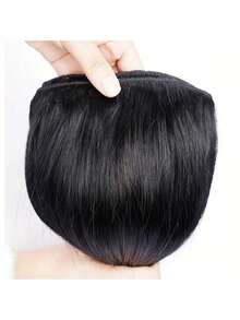 Clip In Hair Extensions Real Human Hair,8-30 Inch Human Hair Clip In Extensions Seamless Clip Ins Hair Extensions 8pcs Double Weft Natural Black Straight Clip-In Human Hair Extension Straight 20 Clips Straight Clip In Hair Extensions Human Hair - SNatural - View 5