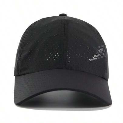 1 Stück Herren Mesh Snapback Kappe, Outdoor Sport Wandern Sonnenschutz Mütze, atmungsaktive Angeln Baseball Kappe