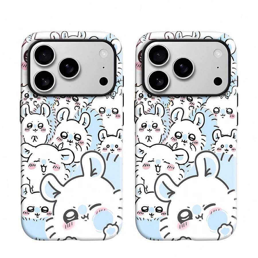 Lindo oso blanco con mejillas rosadas. Esta elegante y adorable funda para teléfono es compatible con Samsung, Apple, VIVO, OPPO, , Transsion, , y Honor. Fabricada en silicona TPU, ofrece protección contra golpes y caídas, además de una sensación superior. Es un regalo ideal para familiares, amigos y seres queridos, y una opción perfecta para San Valentín y Año Nuevo. - Blanco - Ver 1