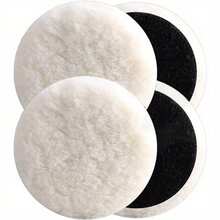 4pcs 5-Inch Polishing Pads With Hook And Loop Backing, Suitable For Orbital Polishing Machines, Buffing Synthetic Polishing Wheels - 4 Pack - View 8