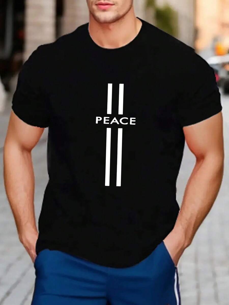 Men Outdoor Tees & Tanks - Black - View 1