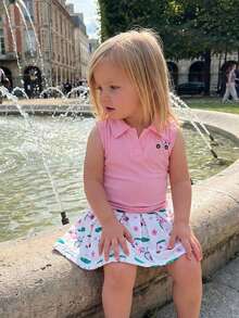 Young Girls Tank Top Co-Ords - White - View 3