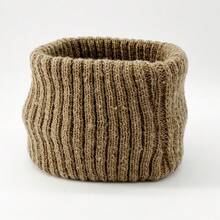 1pc Warm Knitted Neck Gaiter, Unisex Thick Neck Scarf For Autumn/Winter - Warm Scarf - View 13