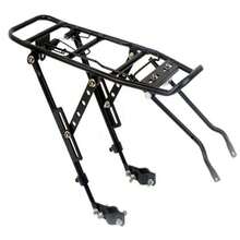 Aluminum Alloy Bike Rear Pannier Rack Quick Release Luggage Carrier Adjustable - Black - View 10