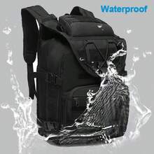 Tactical Backpack Military Molle Army Bags Hiking Camping Travel Rucksack - Black - View 3