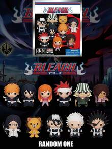 Viz Media 1PC Bleach Officially Licensed Blind Box 3D Figurine Bag Clip Charms Ichigo Rukia Orihime Renji Kisuke Backpack Decor Anime Figure Keychain Anime Collector Kering Set - Multicolor - View 1