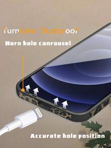 Cheetah,Leopard Print 1pc Glitter Leopard Pattern Faux Leather Shock-Resistant Soft Phone Case With Sound Enhancing Design, Suitable Compatible With Apple 17 Pro Max/16 Pro Max/16 Plus/13 Pro Max/14 Pro Max 13 14 11 12 Pro 11/15 Pro, Galaxy S24 Ultra, Holiday Gift - Black - View 9