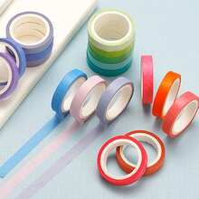 20 Rolls Random Color Washi Tape, Essential For Back To School Season - Multicolor - View 6