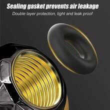 4 Tapas de Válvula de Neumático con Diseño de Bola de Diamante, Resistentes a la Corrosión, Universales para Autos, Camionetas, Motocicletas, SUV y Bicicletas 7PJS - Azul - Ver 3