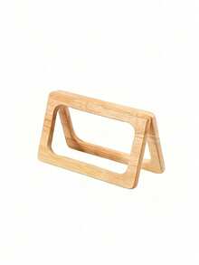 Wooden Bag Strap, DIY Handbag Accessory, Suitable For Handmade Bags And Wallets, Old Bag Renovation, Craft Materials, Bag Modification, Universal Style, Smooth Wood, Wear-Resistant And Durable, Handmade Craft, Artistic Fresh, Natural Style, Suitable For Beach Bags, Shopping Bags - Multicolor - View 14