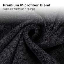 12pcs Ultra-Soft Microfiber Gym Towels, 12 X 12 Inches, Bleach-Resistant, Highly Absorbent, Quick-Drying, Lightweight, Suitable For Hand Care, Salon, Bathroom, Spa, Hotel, Pool, Home, Hair Care (Light Gray) - Multicolor - View 8