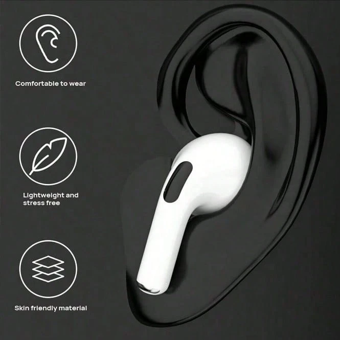 PD-BT560 Wireless Bluetooth Earphones, TP-C Interface, 13mm Composite Diaphragm, Smart Touch Control, Bluetooth 5.4 Audio/Video Synchronization, In-Ear Silicone Ear Tips, Sports Running Earphones, Compatible With Apple, Huawei, And Xiaomi Phones. - Sakura White - View 1