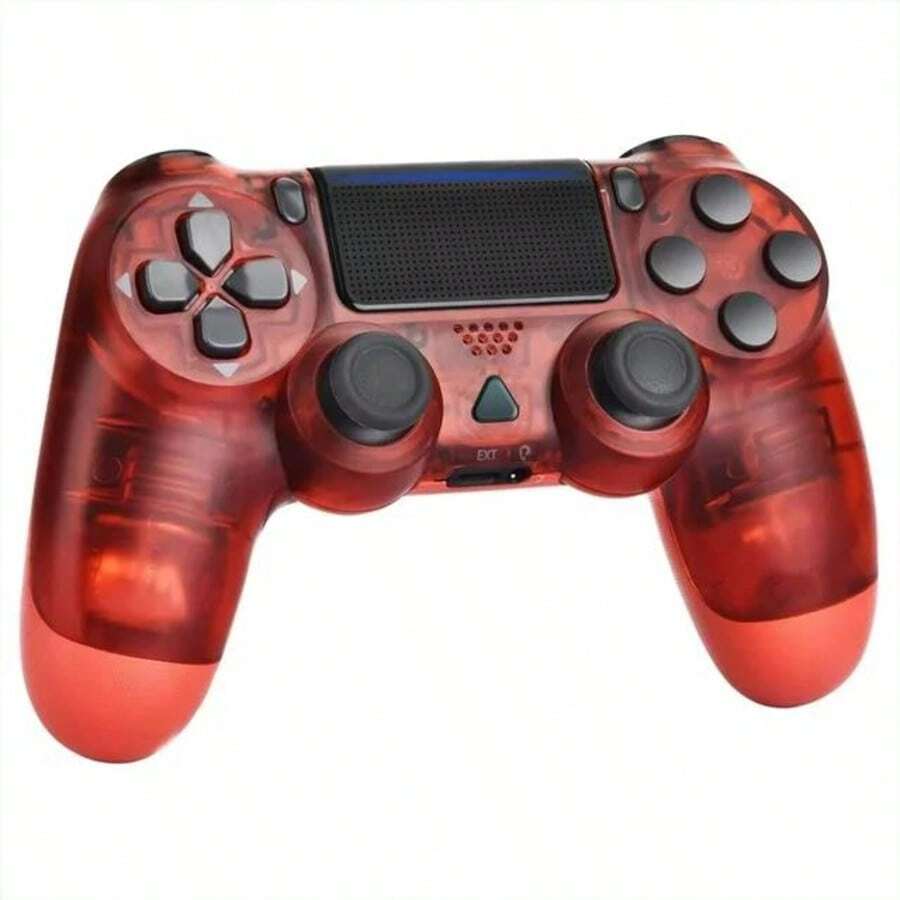 Mando inalámbrico Bluetooth con vibración doble para consola - Naranja Coral - Ver 1