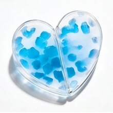 Women's Heart-Shaped Magnetic Hair Clips - Acetate Fiber Seamless Hair Accessories, Leopard Print And Solid Color Hair Clips Suitable For Buns And Chignons, An Ideal Gift - Multicolor - View 10