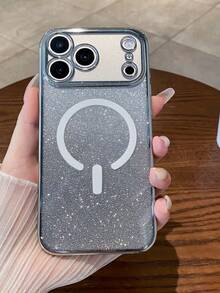 New Electroplated Anti-Drop Phone Case, Suitable For Zero 30/Pop/Camon/Smart Series, Apple 11/12/13/14/15 Pro Max, S22/23/24+, , , 13C+, Moto G, Note 13C/12/11 Pro, Enjoy 20/30/40/50/60/70, HONOR 90/80/70/60/50, X9/X8/X7/X6/X5 AB+ - Silver - View 2