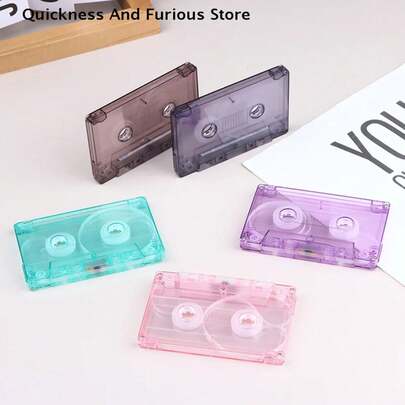 Casete de Color para Grabación de Audio, Carcasa de Casete Vacía, Carrete de Casete (Sin Núcleo Interior ni Caja Exterior) MSME