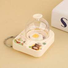 1pc 2026 Hot Selling Mini Creative Cute Flip Egg Machine Keychain, Frying Pan Stress Relief Toy, Bag Pendant Gift, Perfect For Holiday, Birthday, Interesting Gift - Multicolor - View 17