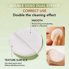 100Pcs Skincare Toner Pads With Centella Asiatica Niacinamide Cleansing Cotton Pads Deep Hydrating Moisturizing Toner Cotton Pads For All Skin Types Improve Fine Lines Calming Sensitive Skin Face Pads Fades Blemishes & Spots Improve Uneven Skin Tone - 粉色 - 查看 5