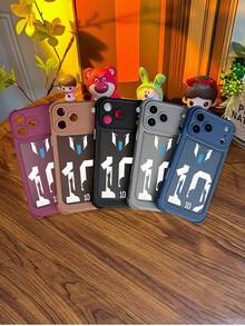 Soccer Legend Number 10 Phone Case For IPhone 17 16 15 14 13 Pro Max, Iconic Football Player Silhouette Graphic, Sports Fan Merchandise, Blue & White Team Colors, Gift For Soccer Lovers & Players - 黑色 - 查看 5