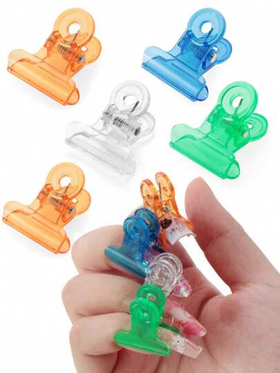 5Pcs C Curve Nail Tips Pinching Clips For Quick Building Multi Functional Plastic C Curve Nail Clamps For Gel Extension Forms Shaping DIY Manicure Nail Art Tool