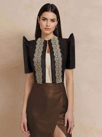 Amile Life Modern Philippine Style Women's Summer Puff Sleeve Blouse