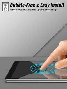 2片装高清钢化玻璃屏幕保护膜，兼容三星平板电脑等。防刮擦。 - 無色 - 查看 2