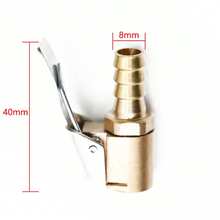 Adaptador de Boquilla de Rosca para Bomba de Aire de Coche de 6 mm y 8 mm, Accesorios para Bomba de Coche, Cabezal de Conversión Rápida, Boquilla Tipo Clip, Accesorios para Coche WQVK - A - Ver 9