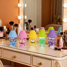 Perlas de cristal con fragancia sólida en botella de gel de colores Color enviado al azar Lámpara de mesa ambientadora creativa Perlas perfumadas transparentes de colores Eliminador de olores para dormitorios y baños Perlas de cristal de gel para eliminar olores en interiores  Ambientador con luz nocturna Difusor de aromaterapia para dormitorio - Color aleatorio - Ver 6