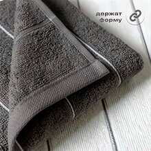 4件套棉质条纹厨房抹布套装，易于清洁，带挂钩，格子图案 - 30*30cm - 查看 9