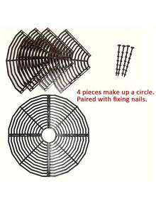 Nailed Grid Cover, Garden Planter Soil Protection Net, Anti-Cat Anti-Pest - Multicolor - View 11