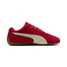 Puma Unisex Ferrari Racing Car Style Low-Top Casual Sports Sneakers 30912502 - Red and White - View 2