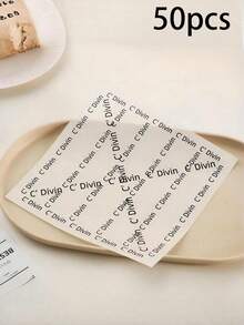 50/100个装提拉米苏蛋糕包装盒 - 烘焙糕点外卖盒 - 适用于包装三明治、提拉米苏、肉松面包、蛋挞等糕点，厨房保鲜用品，家居收纳，家居装饰 - 彩色 - 查看 12