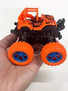 Monster Truck Toy, Friction Powered Reversible Remote Control Car Set, Gift For Boys 3-7 Years Old, Random Color,Toys For Boys,Kids Toys - Multicolor - View 5