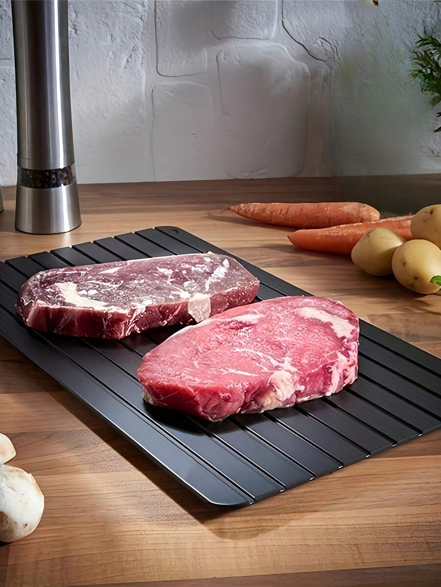 1pc Rapid Defrosting Tray, Designed For Defrosting Frozen Meat And Other Items, Also Called Defrosting Board Or Defrosting Master, A Practical Kitchen Tool
