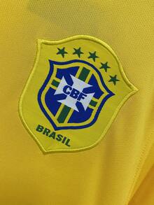 Brazilian National Team Shirt, No Number, 2006 World Cup, Yellow, Retro, Number 8, Kaká - Màu vàng - Xem 4