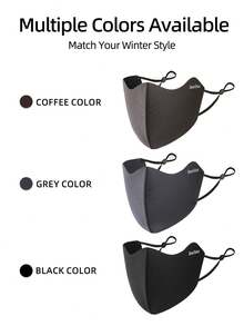 Three Dimensional Seamless Thermal Mask For Women In Autumn And Winter, Thickened Windproof, Cold Proof, Antifreeze Face Mask, Dust-Proof Face Mask, Windproof, Anti Fog, Outdoor Cycling Face Mask, Cold Proof, Three-Dimensional Breathable Mask - Multicolor - View 5