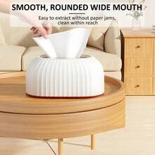 时尚轻巧的豪华桌面纸巾盒，采用简易弹簧底座自动升降，适用于家庭、客厅、办公室、宿舍、户外旅行等场所。这款储物升降式纸巾盒采用高端弹簧拉出式设计，带有储物空间和桌面纸巾分配器。 - 彩色 - 查看 9