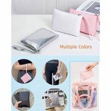 4.5 X 6.5 Clutch Stadium Approved, Leather Coin Purse For Women Wristlet Money Pouches For Cash Car Change With Zipper Lipstick Holder, Extra Small Makeup Bag For Purse Organizer Insert, Brown - zBrown - 查看 7